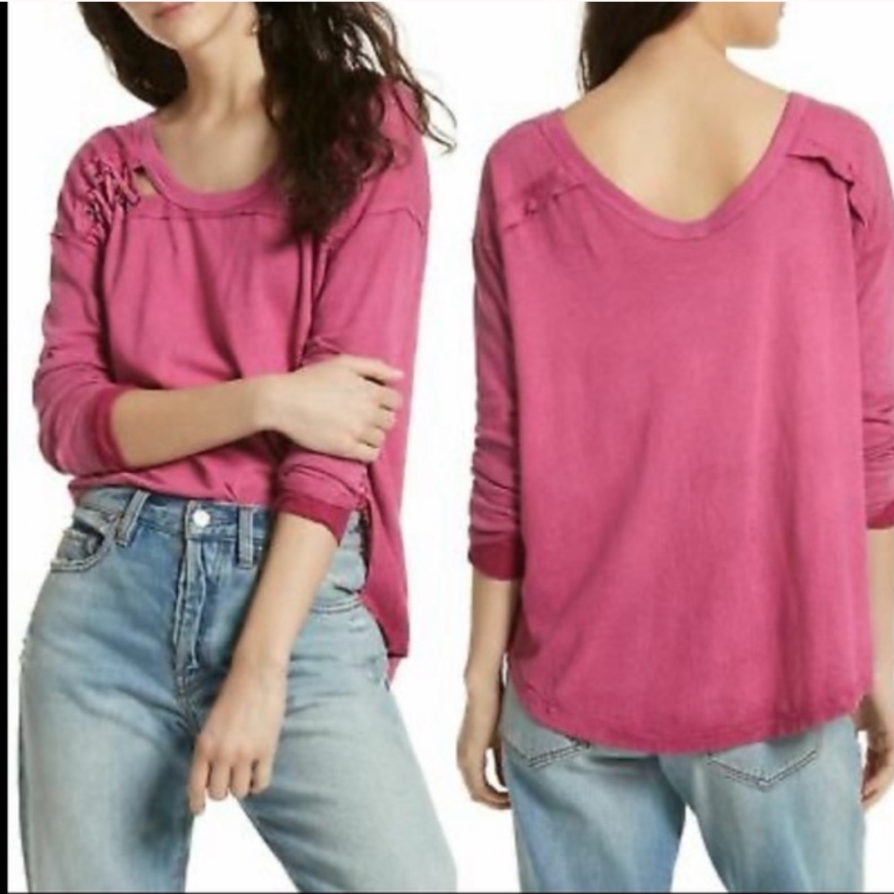 Free People Long Sleeve Top